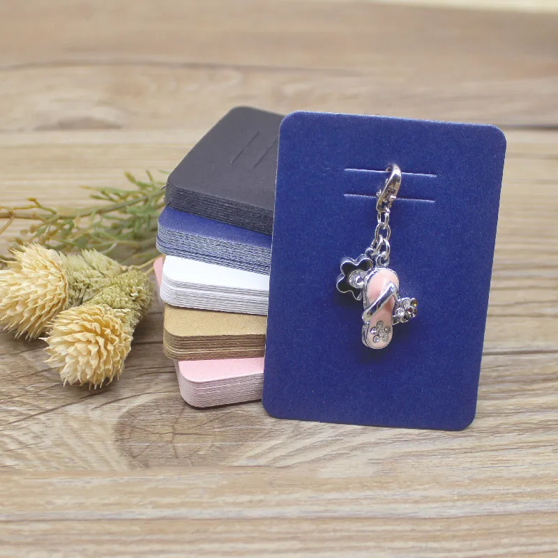 Zerong 50 Шт. 5x7 См Ювелирные Бирки Демонстрационные Карты Маленький Брелок Подвески