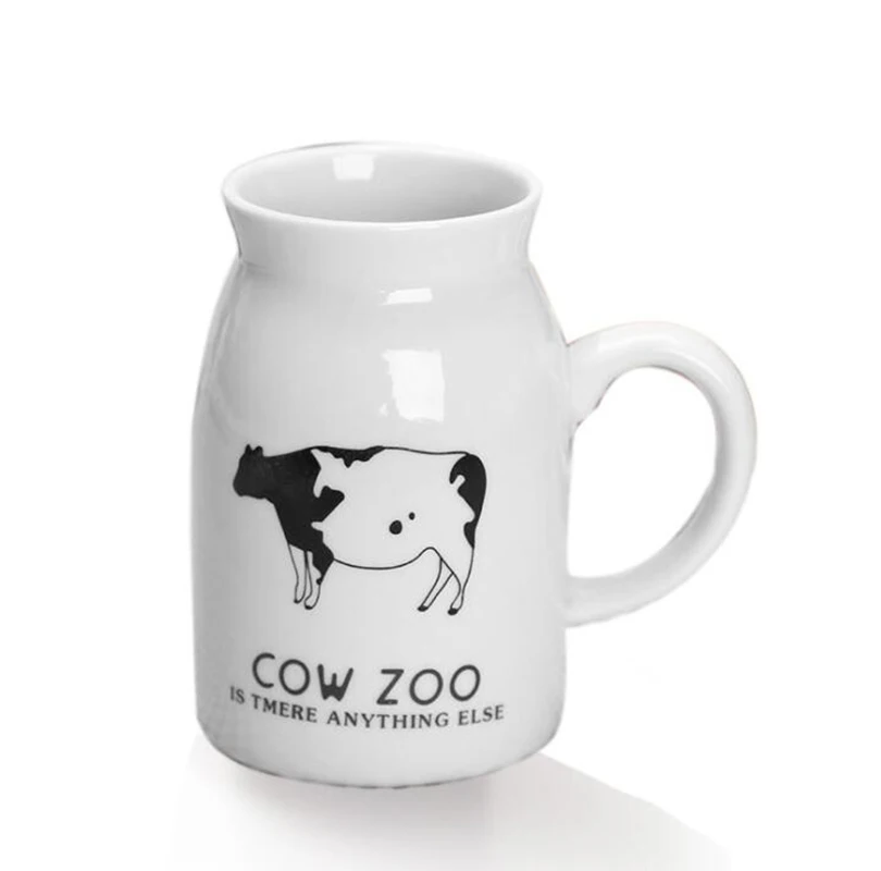 Фарфоровая чашка кружки для молока и кофе послеобеденного чая керамическая