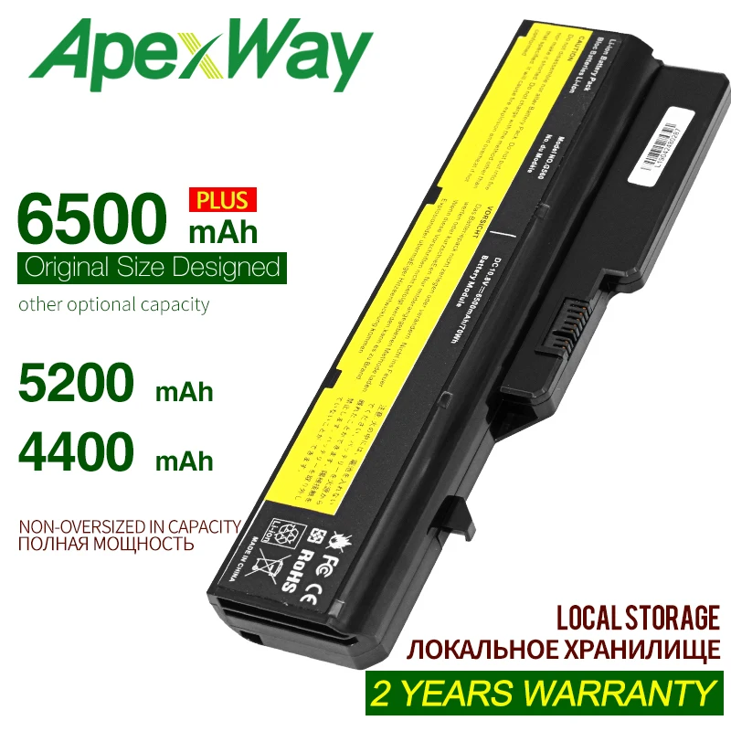 Аккумулятор 4400 мАч 11 1 В для Lenovo b570 L08L6Y02 L08N6Y02 L08O6CO2 L09S6Y02 L08O6C02 L08O6D01 L08S6D02