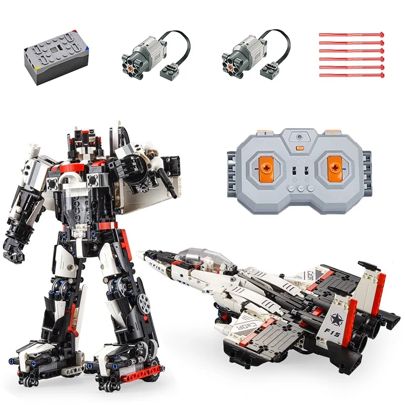 Электрический робот-истребитель F15 самолет 2 в 1 с дистанционным управлением