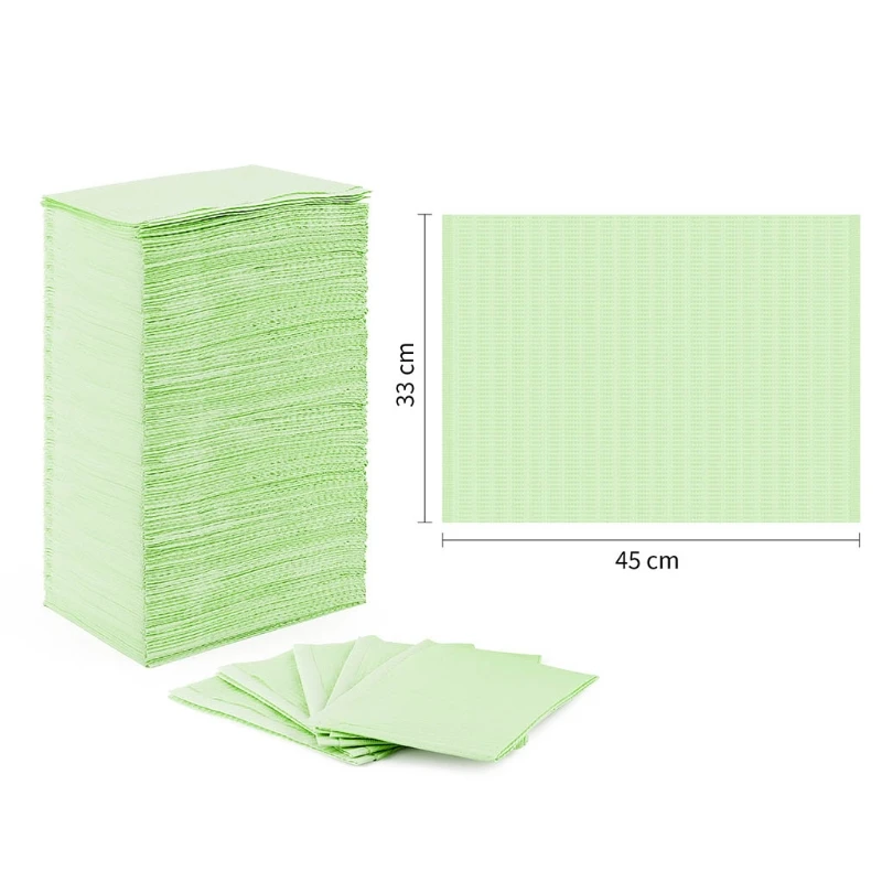 

125pcs Disposable Dental Bibs Sheets Tattoo Table Covers Clean Pad Underpad Hygiene Personal Tattoos Bib Retailsale