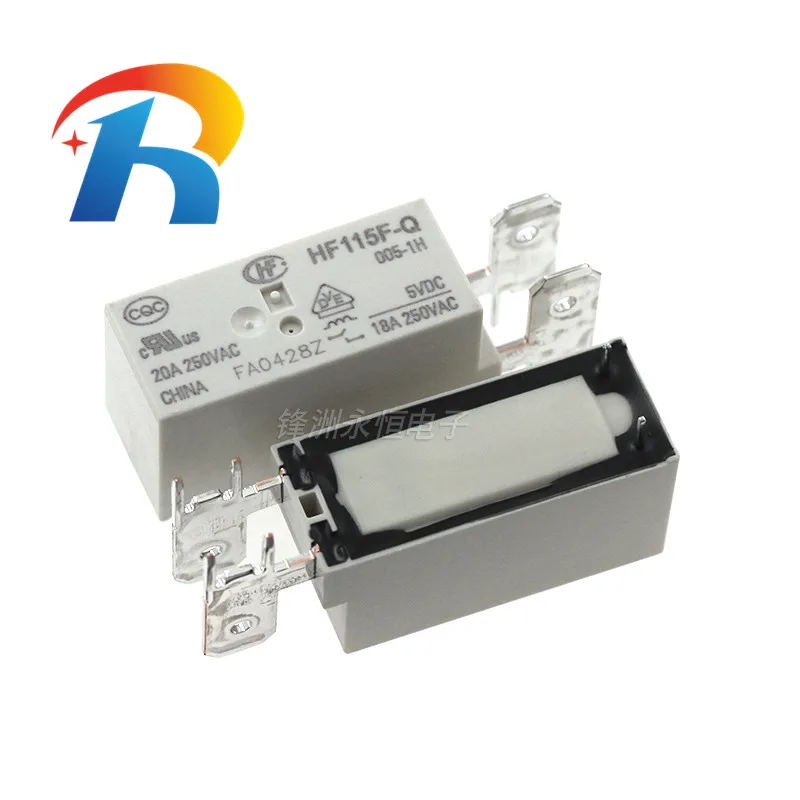 5 шт. Оригинальный Новый JQX-115F-Q HF115F-Q-005-1H 5V HF115F-Q-012-1H 12V HF115F-Q-024-1H 24V HF115F-Q-048-1H 48VDC 20A 12VDC