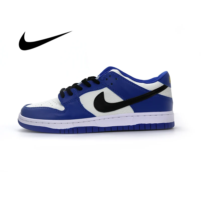 Мужские кроссовки для скейтбординга от Nike Air Jordan 1 Low Hyper Roya, уличные кроссовки с низким вырезом, Нескользящие, износостойкий светильник, повседневная обувь