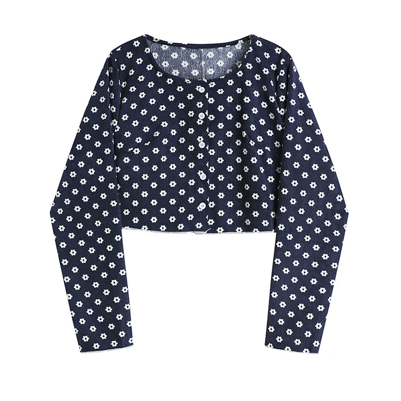 

Woemn 2 Piece Top Korean Sweet Vintage Suspender Vest And Round Collar Long Sleeve Button Cardigan Crop Tops 2021 New Autumn New