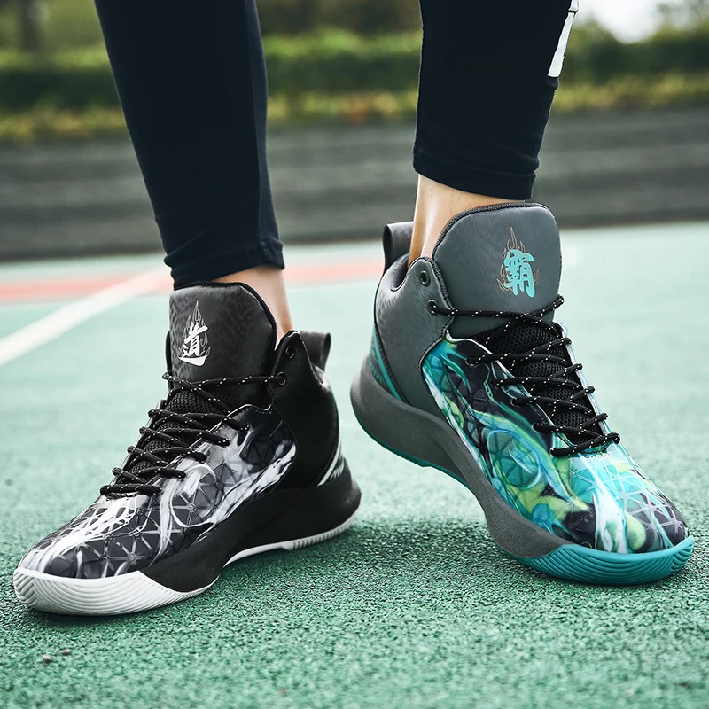 white green Jordan баскетбольные кроссовки мужские спортивные кроссовки удобные дышащие Нескользящие уличные баскетбольные кроссовки Homme zapatillas hombre Jordan обувь - Цвет: white green