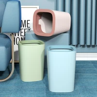 12l15l nordic ins wind hit color trash can household large size plus size without cover durable and anti fall 5 color available
