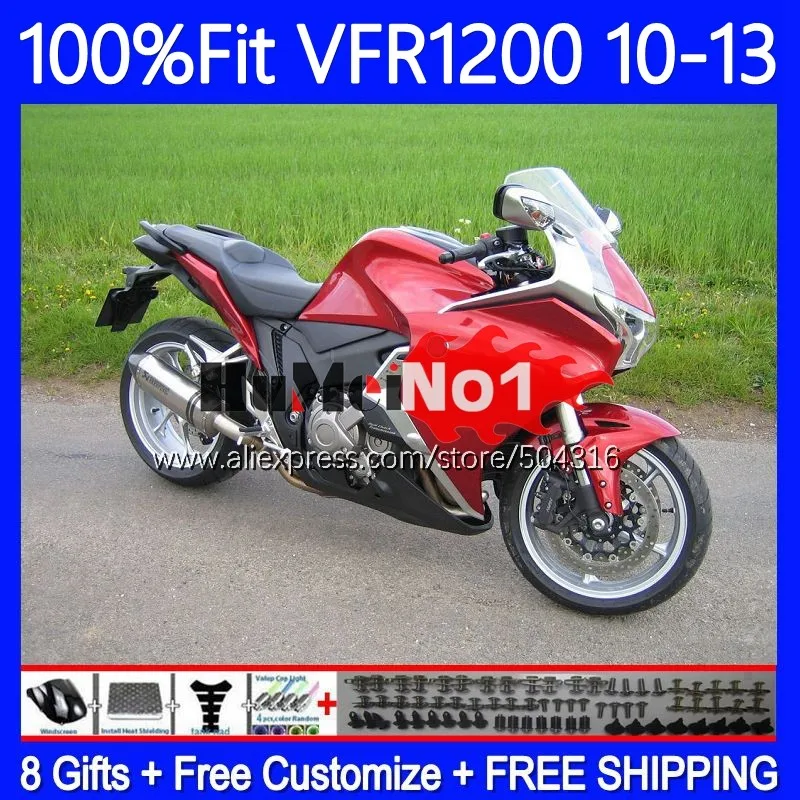 

Injection For HONDA Crosstourer VFR 1200 RR 155MC.41 VFR1200RR 10 11 12 13 VFR1200 RR 2010 2011 2012 2013 Fairings Stock Red