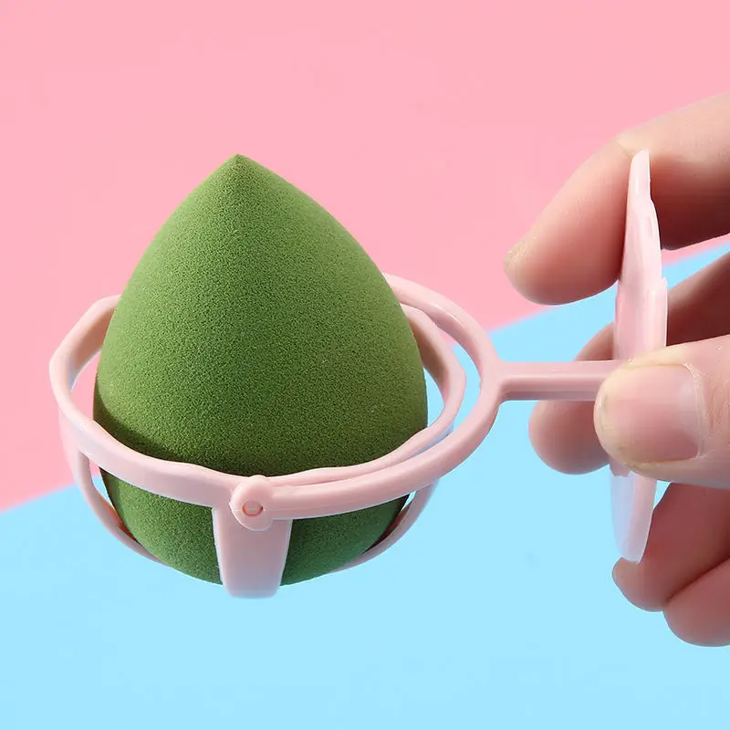 1 Набор кистей для макияжа Красота яйцо вращающийся пуховка пудры Подставка