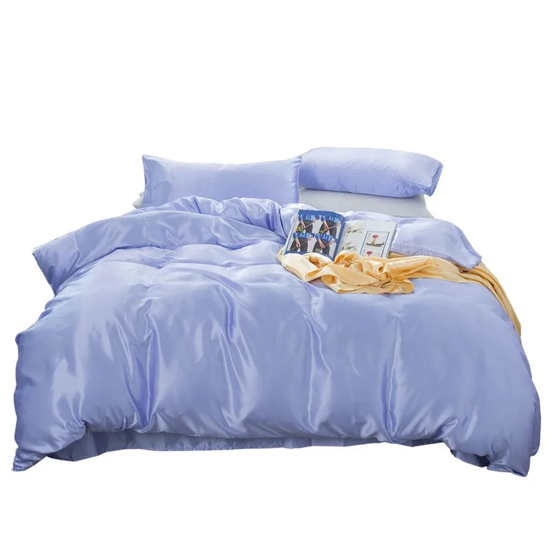 Комплект постельного белья из сатина и шелка роскошные простыни королевского