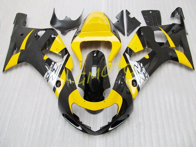 

Желтый черный корпус для SUZUKI GSXR600 750 K1 01 02 03 GSXR600 GSXR750 2001 2002 2003 обтекатели для мотоциклов кузов