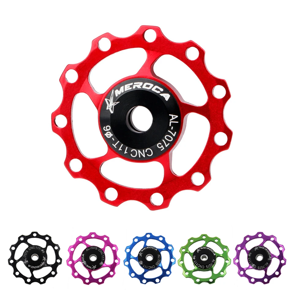 

MEROCA bicycle transmission guide wheel 11T 13T aluminum alloy Palin rear derailleur guide wheel Shimano 105 groupset