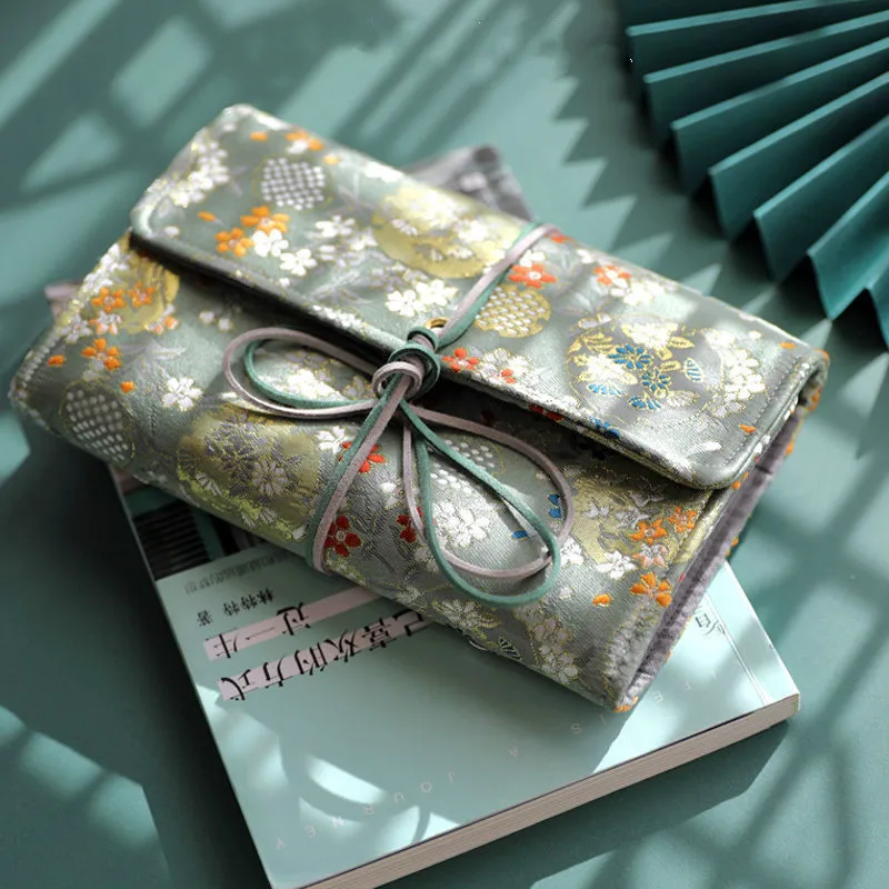 

Роскошный тканевый дизайн A6 A5, блокнот со свободными листами, дневники, спиральный блокнот, ежедневник на 90 листов, школьные канцелярские принадлежности