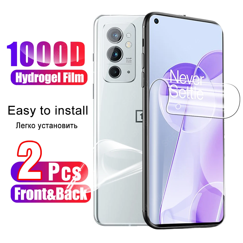 

Гидрогелевая пленка для экрана, 2 шт., для OnePlus 9RT 5G, полное клеевое Защитное стекло для One Plus 9R T 9 R OnePlus9 RT, не защитное стекло