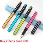 Ручка перьевая Yiren 312 пластиковая с чернилами, ручка для подписи и письма в деловом стиле, подарок для мужчин, 2 ручки, отправка в подарок