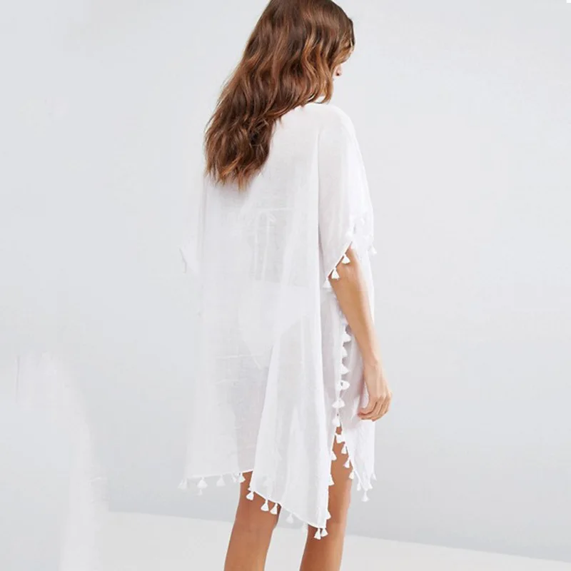 Европа и Америка хит продаж новый стиль шифон бахрома мяч свободный крой sha tan yi