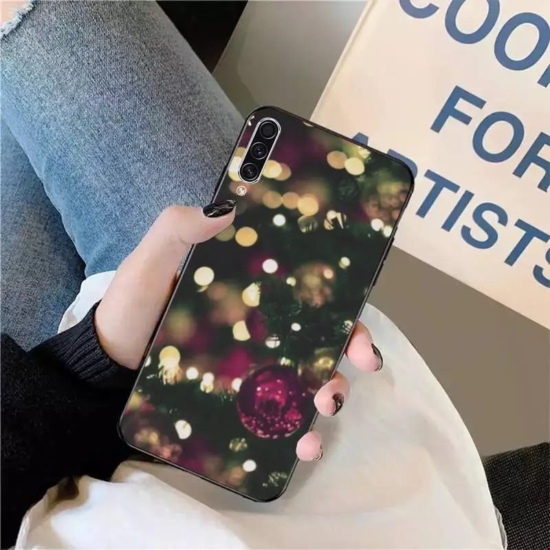 

Retro art Merry Christmas pattern Phone Case For Samsung galaxy A S note 10 7 8 9 20 30 31 40 50 51 70 71 21 s ultra plus