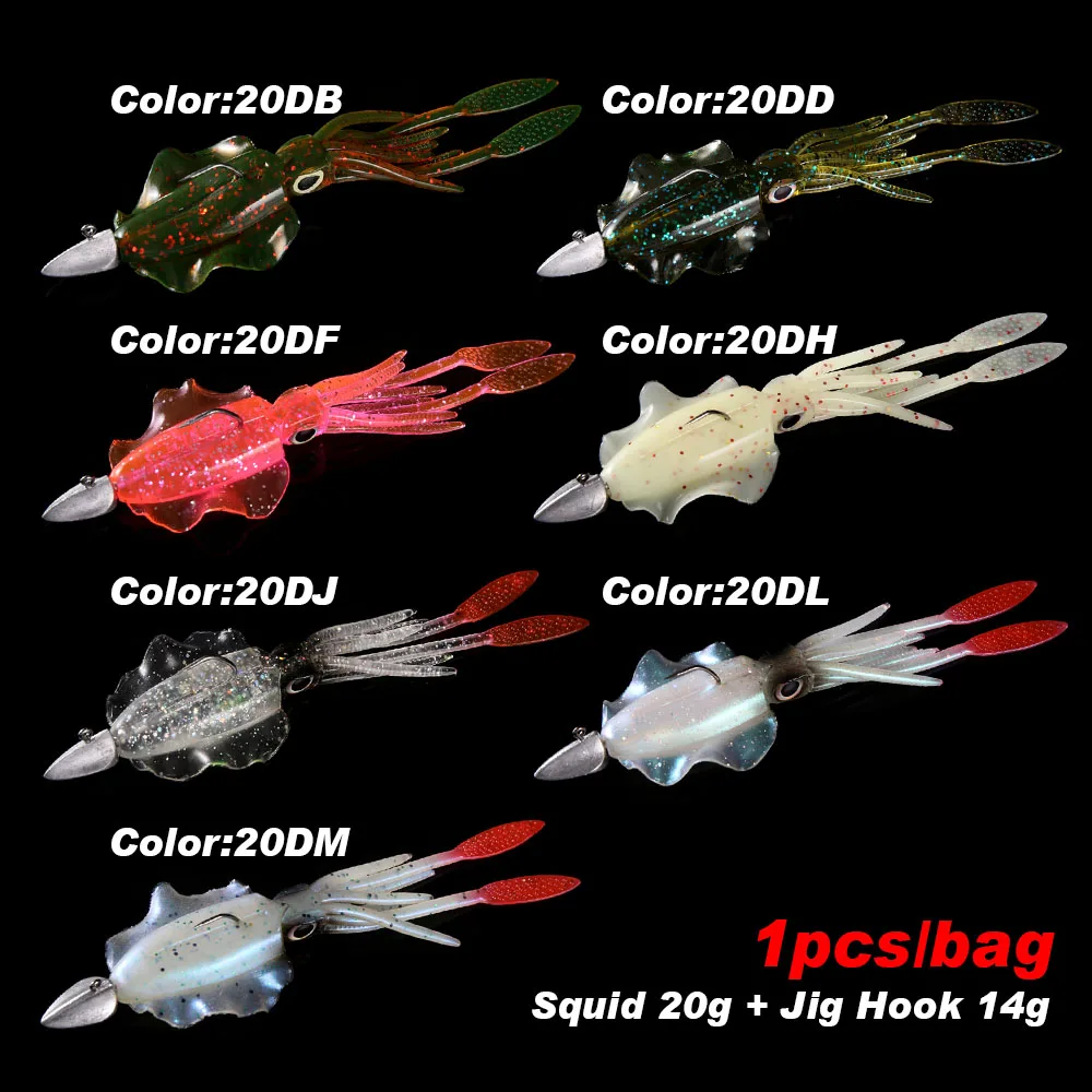 Приманка Осьминог для рыбной ловли 10 см/15 см|Наживки ловли| |