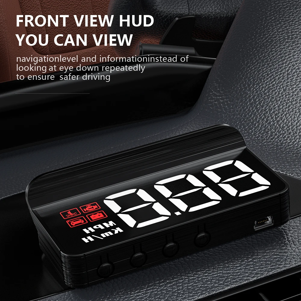 wiiyii m3 hud head up display obd2 trip computer speed projector obd2 auto on board computer fuel mileage alarm car accessories free global shipping