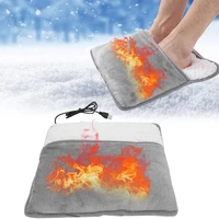 winter usb foot warmer built in heater fast heating safe start warm foot cover feet heating pad warmer massager washable1