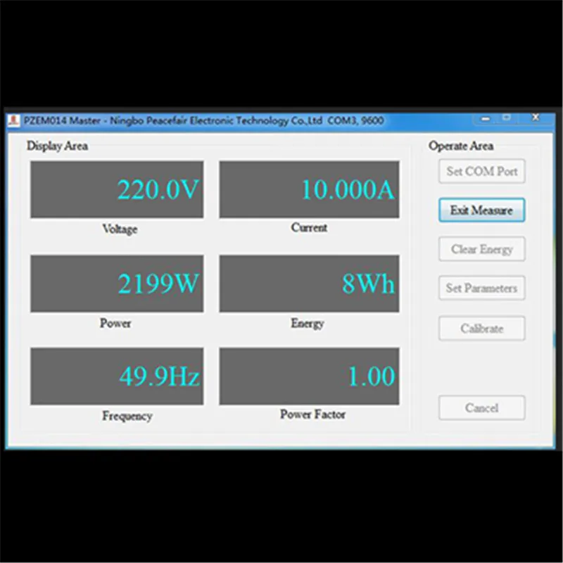 Измеритель мощности переменного тока измеритель энергии 220 В 10 А вольт ампер