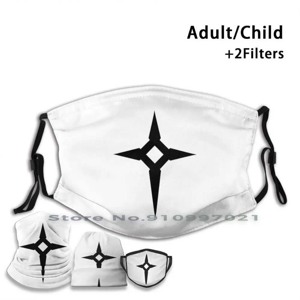 

Skyrim - Dawnstar Symbol ( Black ) Custom Design For Child Adult Mask Filter Washable Face Mask Black Dawnstar Town City Cities