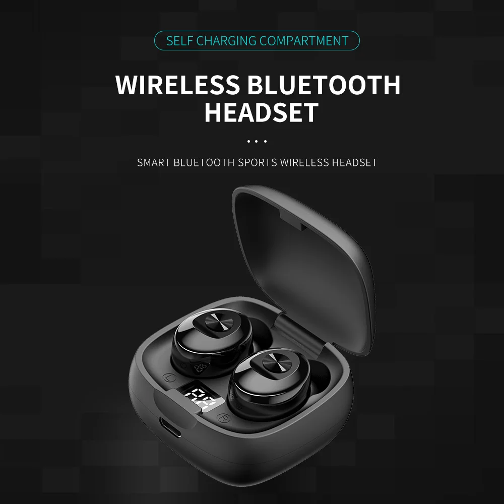 Беспроводные наушники Bluetooth 5 0 спортивные водонепроницаемые игровые с сенсорным
