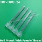 PMFFMC8-24 Смола статический смеситель раструб с внутренней резьбой для смешивания трубчатые насадки для Duo пакет эпоксидные смолы квадратный Форма зеленый цвет