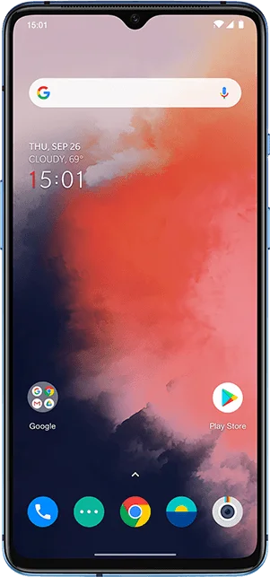 OnePlus 7T смартфон с восьмиядерным процессором Snapdragon 855 Plus ОЗУ 8 Гб ПЗУ 128 ГБ 90