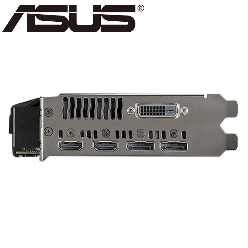 Видеокарта ASUS RX580 8 Гб 500 бит GDDR5 графические карты для AMD RX 580 серии VGA б/у DisplayPort HDMI DVI