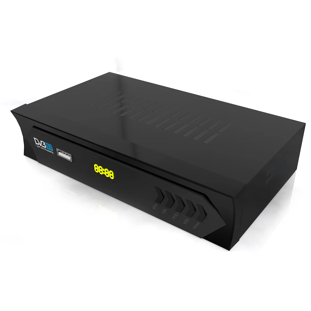 Vmade Full HD цифровой DVB S2 спутниковый ресивер Поддержка H.264 MPEG-4/2 HD 1080p Поддержка IP tv PVR CCCAM DVB S2 тв тюнер приемник - Цвет: TV BOX