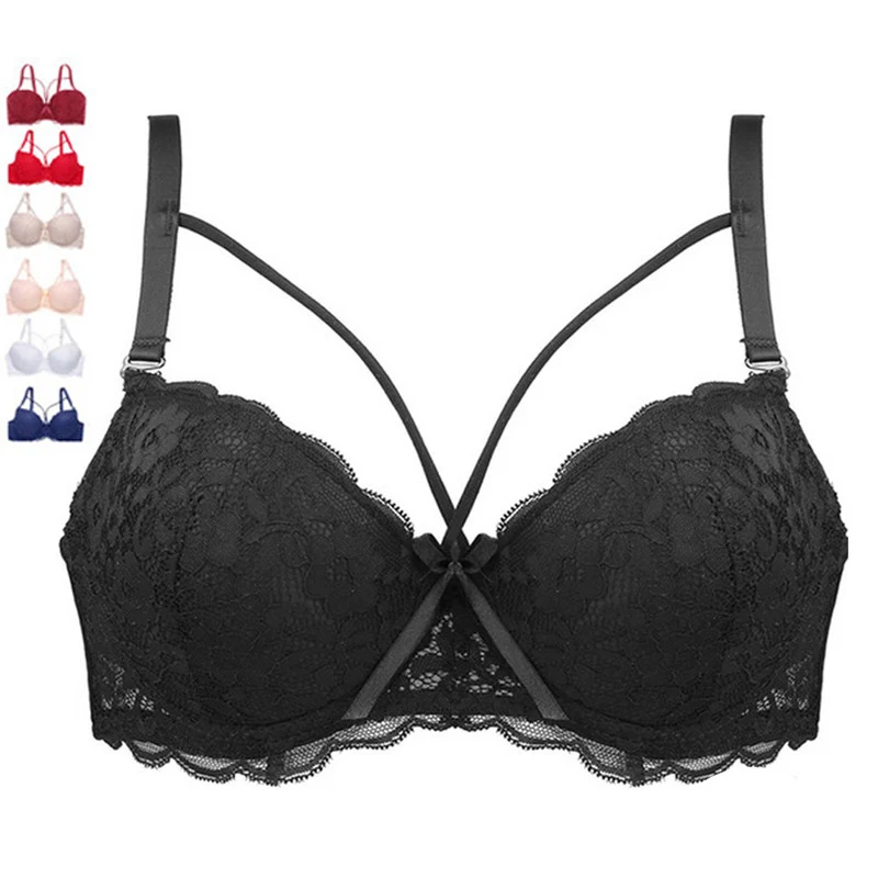 Женский ультратонкий кружевной бюстгальтер Бюстгальтеры размера плюс с