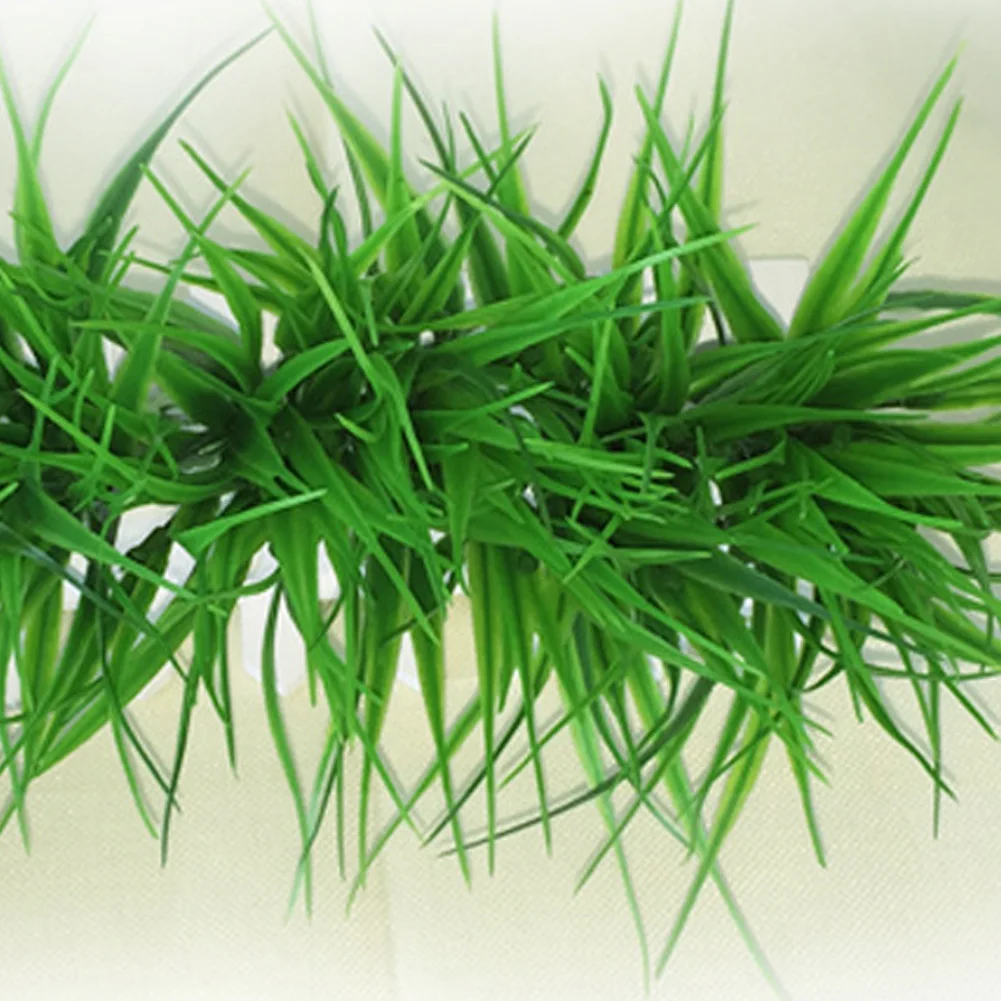 

Free shipping 10pcs/lot Green Grass Artificial Plants Plastic Flowers Household Wedding Spring Summer Living Room Decoration