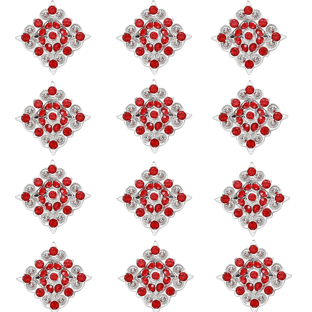 Декоративный ремешок для Стразы 12 шт./лот металлический ромб