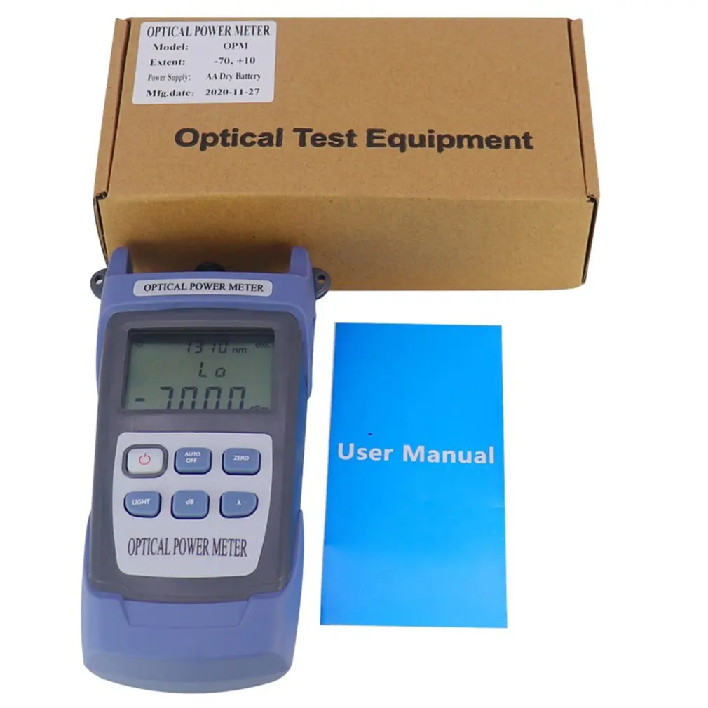 

High Precision Optical Power Meter Handheld Light Decay Tester Light Power Tester 8 Wavelengths Light Inspection Tool