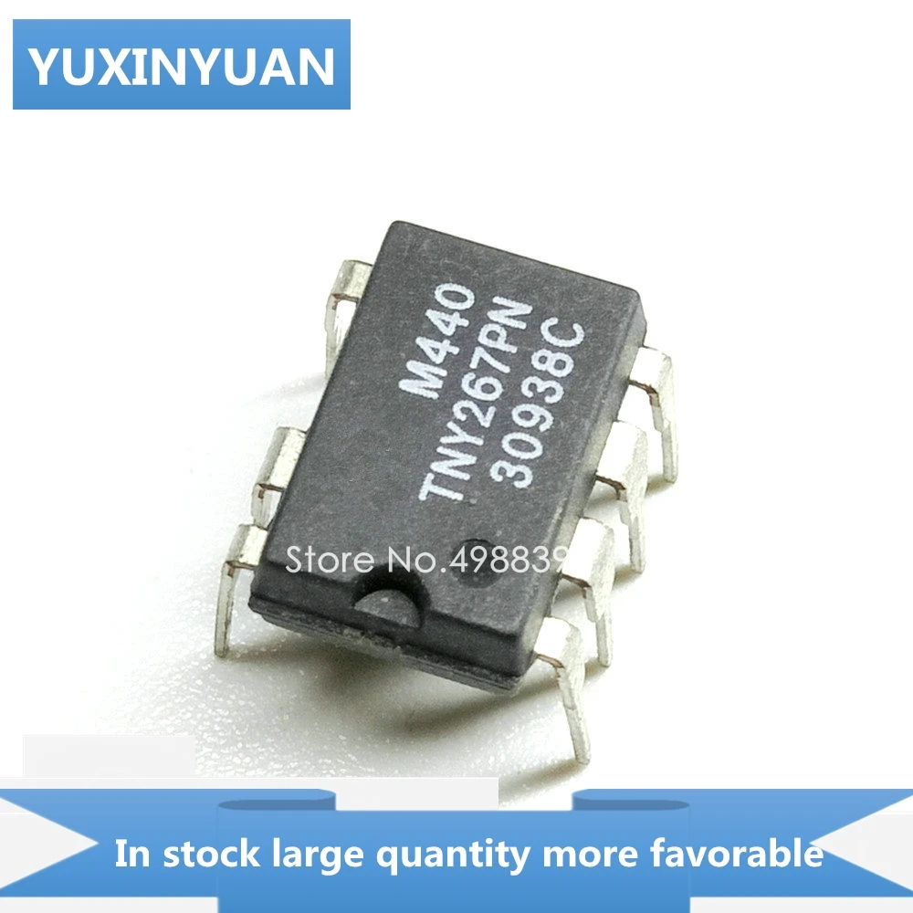 YUXINYUAN 10 шт./лот TNY267PN TNY267P TNY267 TNY 267PN DIP7 в наличии | Электронные компоненты и