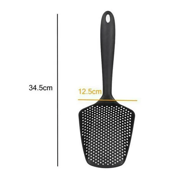 

Kitchen Nylon Soup Spoon Ladle Anti-scald Skimmer Strainer Fry Food Mesh Portable Filter Home Veggies Scoop Drain Kitchen Tool