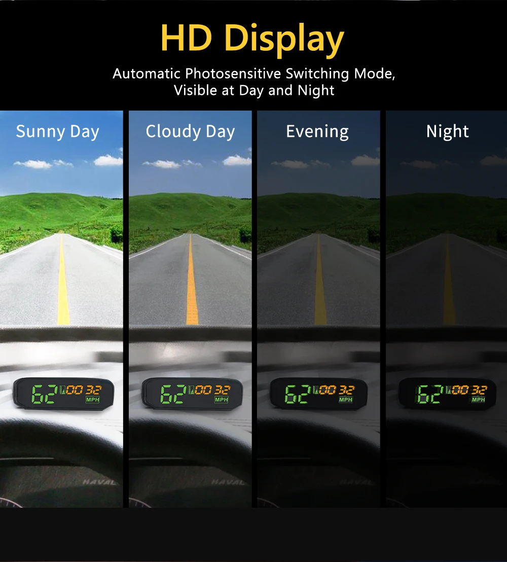 Автомобильный GPS датчик скорости AUTOOL X100 прибор для измерения и высоты автомобиля