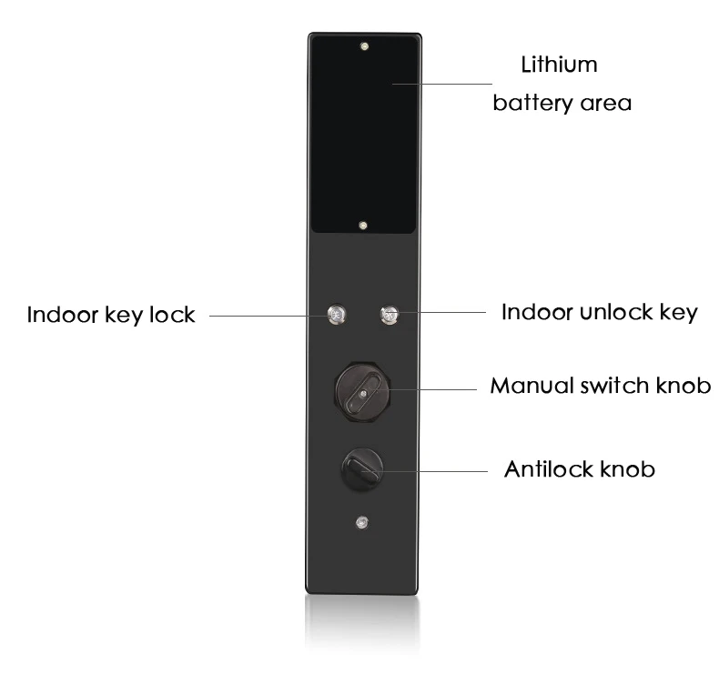 Электронный Bluetooth отпечаток пальца код замка двери, карта, ключ сенсорный экран цифровой пароль замок wifi смарт-замок приложение