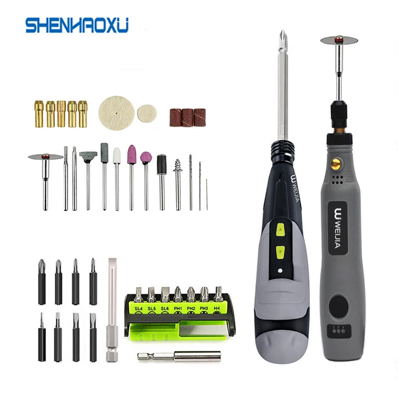 Аккумуляторная электрическая отвертка мини шлифовальный станок 3 6 В литиевая