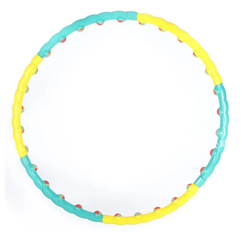 Women Sports Hoop Dismountable Gymnastics Hoop For Fitness Lady Waist Exercise Abdominal Massage ring Indoor Fitness Equipments