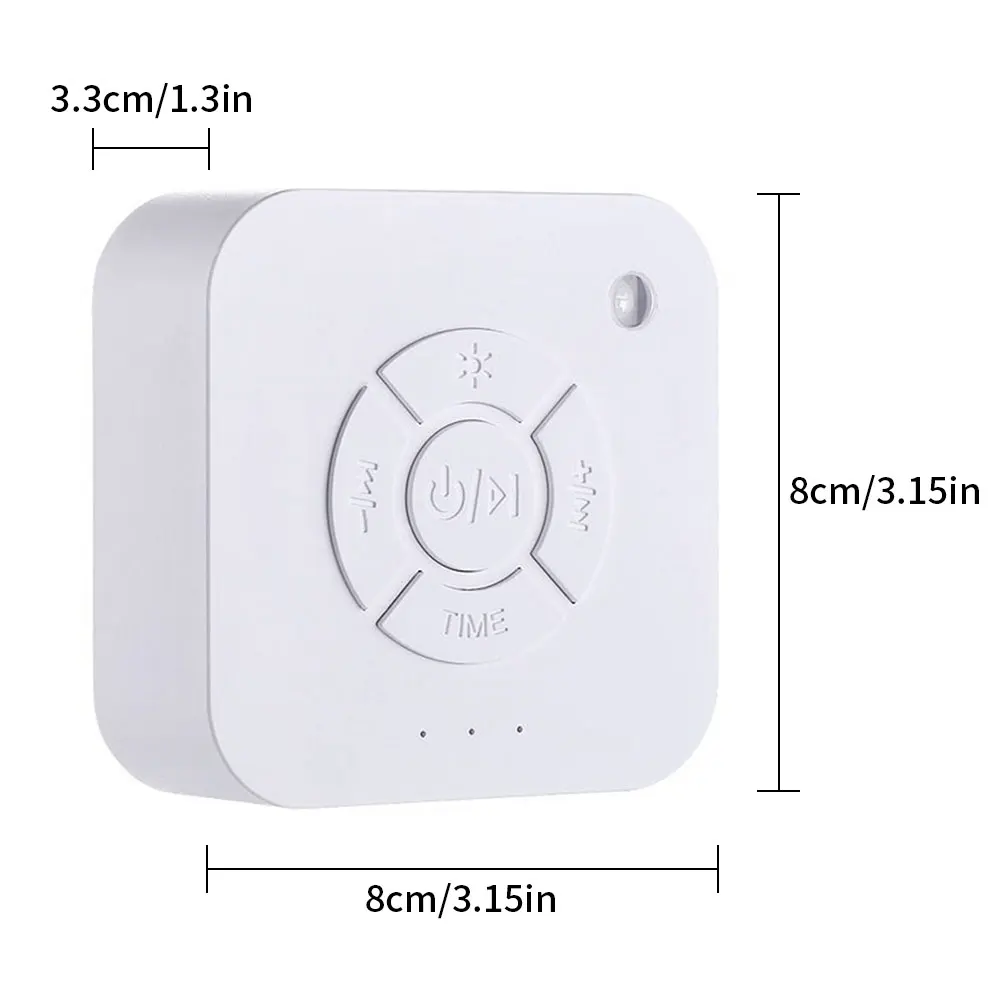 

Rechargeable Soothing Sounds White Noise Machine USB Player Sleep Therapy Relaxation for Baby Adult Office Travel For Sleeping