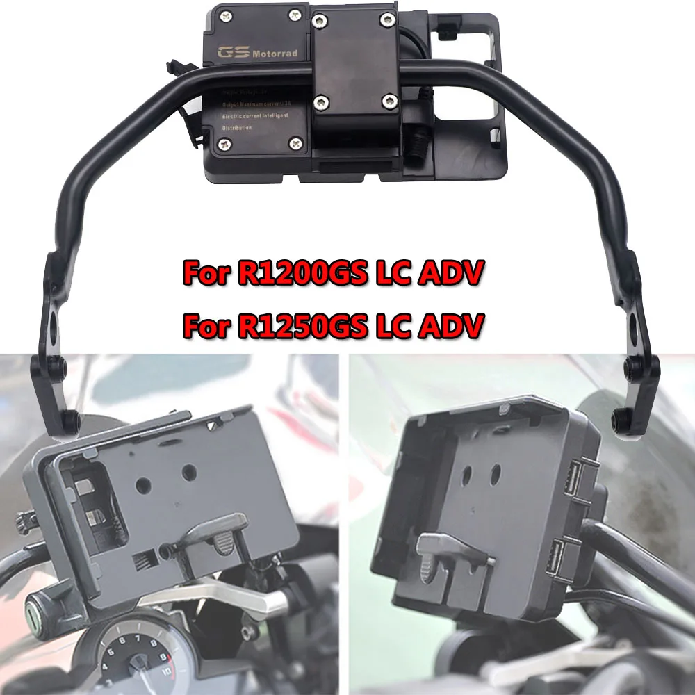 

R1200GS R1250GS Mobile Phone Navigation Bracket Support 12MM Fits For BMW R 1200 GS LC ADV R1250 GS Adventure 2020 Motorcycle