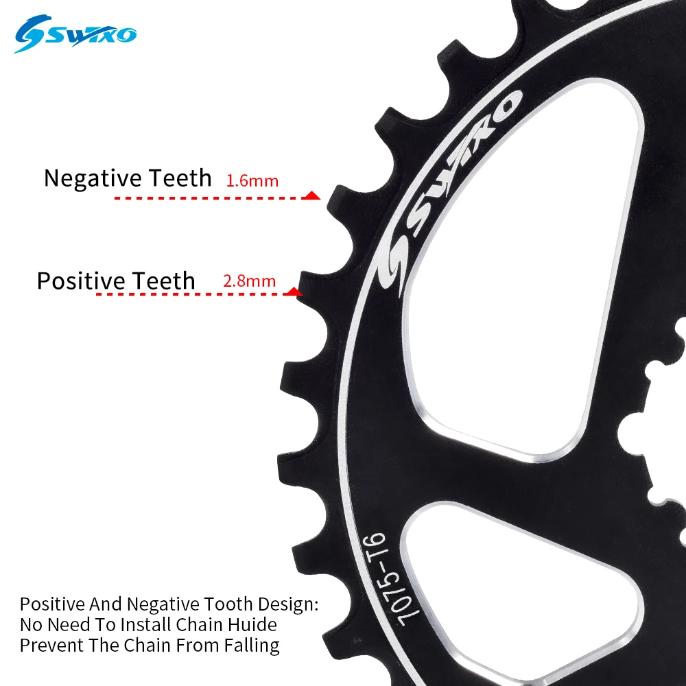 Звездочка для велосипеда SWTXO GXP смещенная 3 мм 6 30T/32T/34T/36T/38T Sram SX NX GX X01 XX1 запчасти