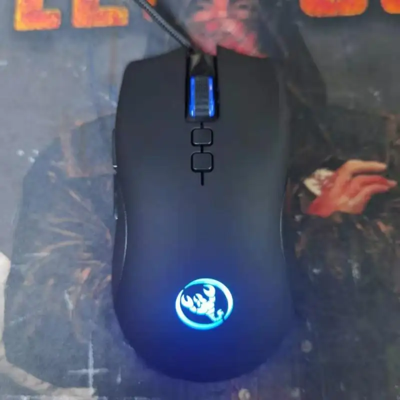 

A883 Adjustable Wired Gaming Mouse Colorful Luminous 7D Gaming Mouse 6400dpi For PC Laptop Computer E-sports