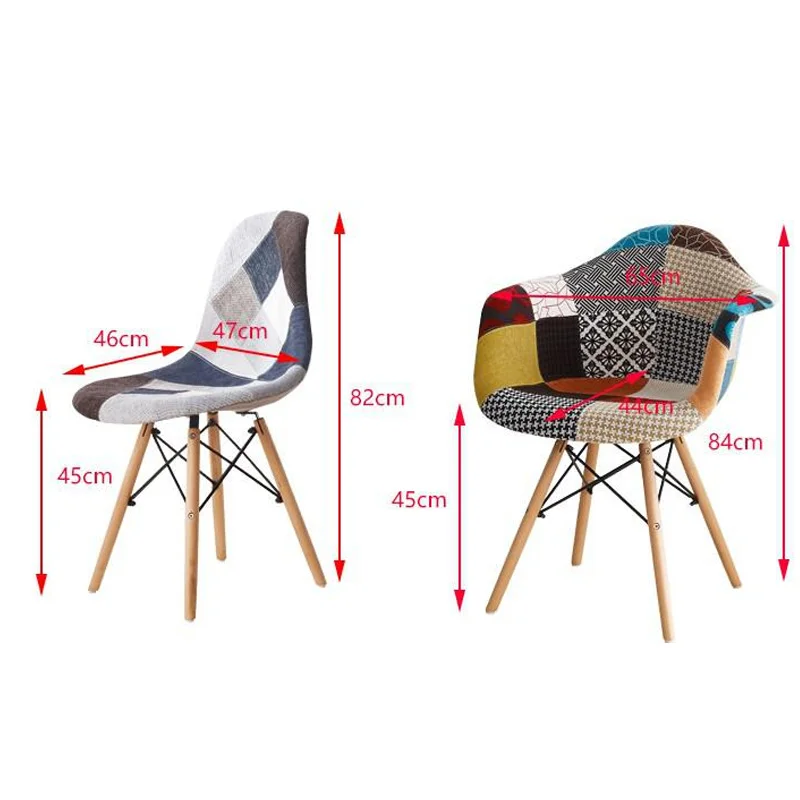 Стул из цельной древесины современный минималистичный стул для столовой офисный