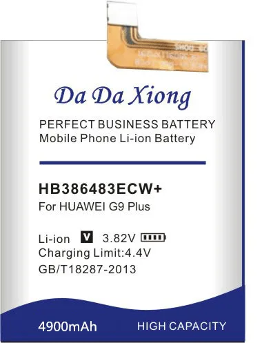 Аккумулятор Da Xiong 4900 мА/ч HB386483ECW + аккумулятор для Huawei Честь 6X Maimang 5 G9 плюс MLA AL00 AL10