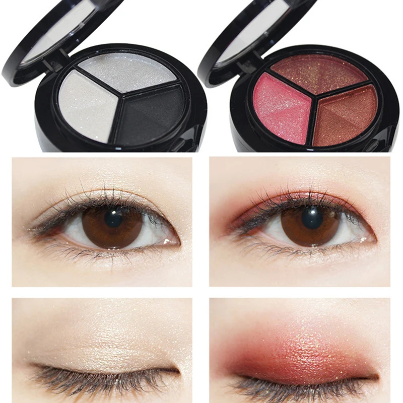 Палетка теней для век 3 цвета