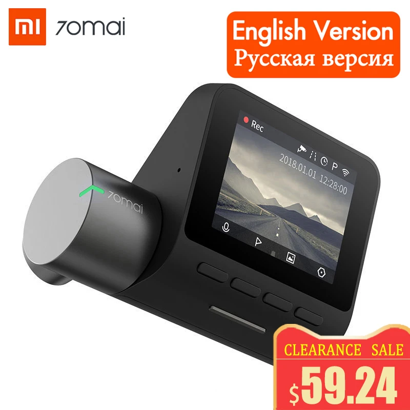 70Mai Pro Dash Cam 1944P gps ADAS Автомобильный видеорегистратор камера Wifi ночное видение