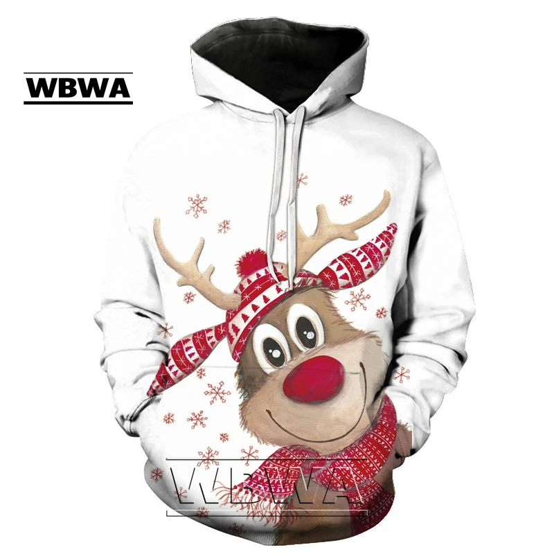 

Christmas 3D Hoodie Adult Sweater Men's Women's Funny Hoodie Autumn Long Sleeve Warm Hoodie Hip Hop Christmas Trend Hoodie