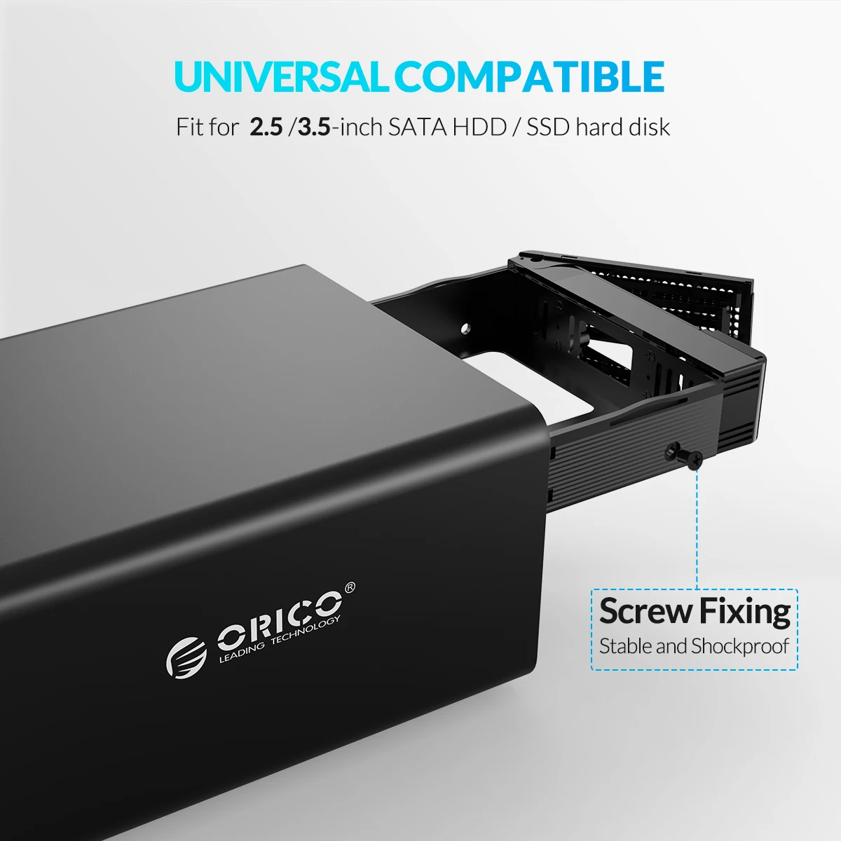 Док станция ORICO для HDD 3 5 дюйма 2 отсека USB3.0 32 ТБ вместительный чехол жесткого диска